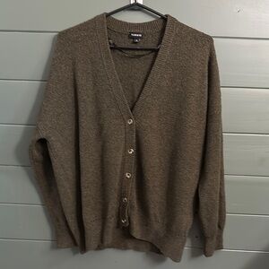 Torrid Green Cardigan Sweater V-Neck Long Sleeves